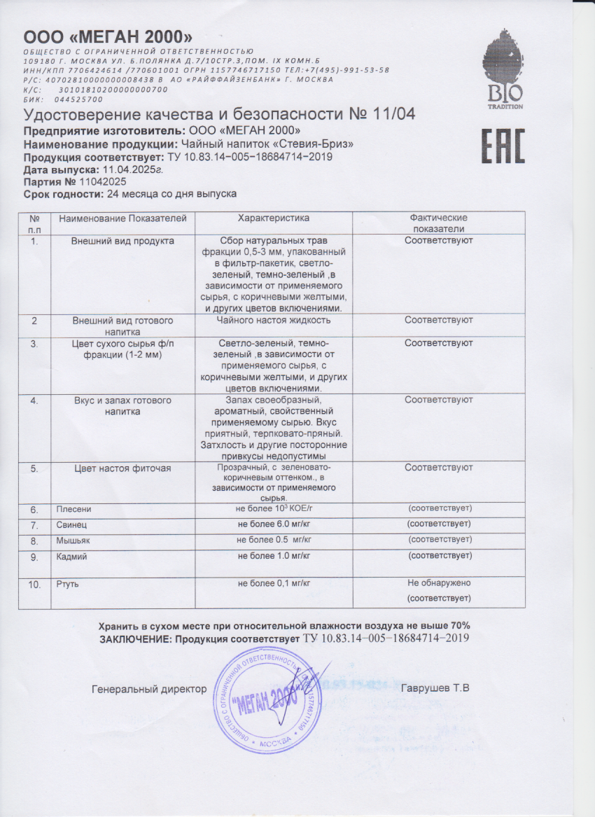 Паспорт №042025